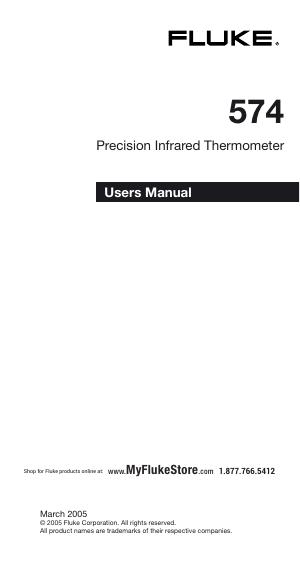574精密红外温度计用户手册
