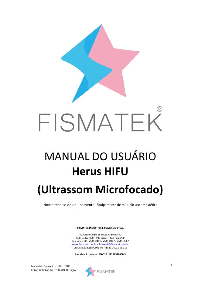 HERUS FG660-D;FG660-D+操作手册