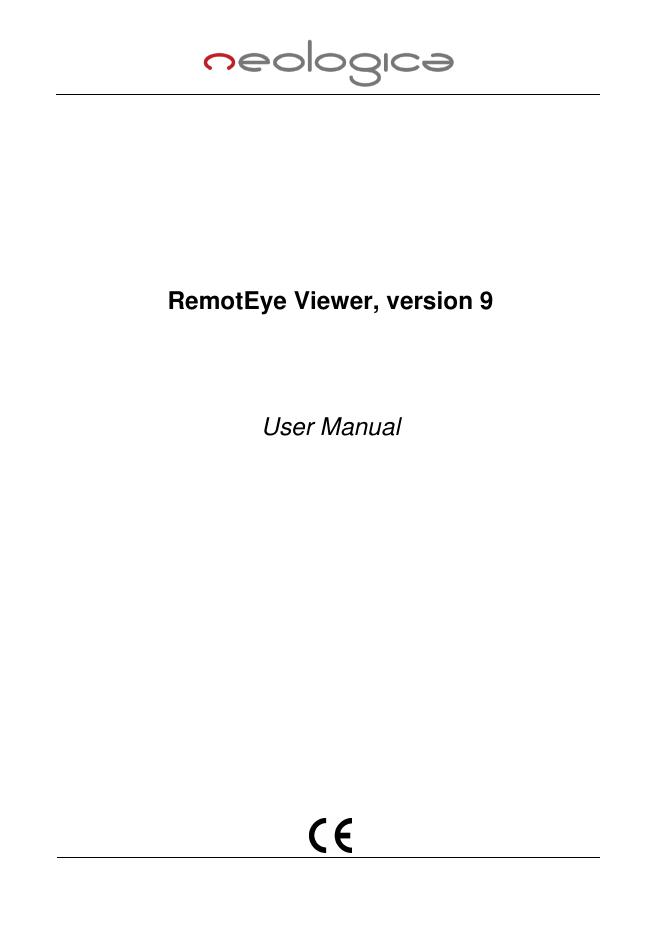 RemotEye Viewer v9 用户手册