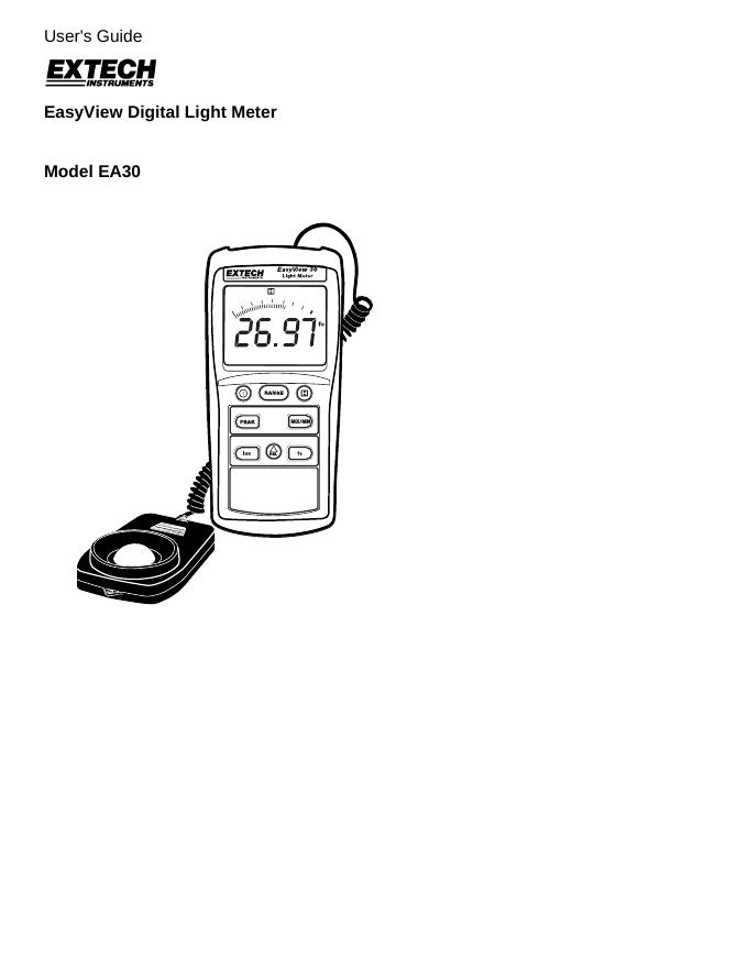 EasyView数字光电表使用手册