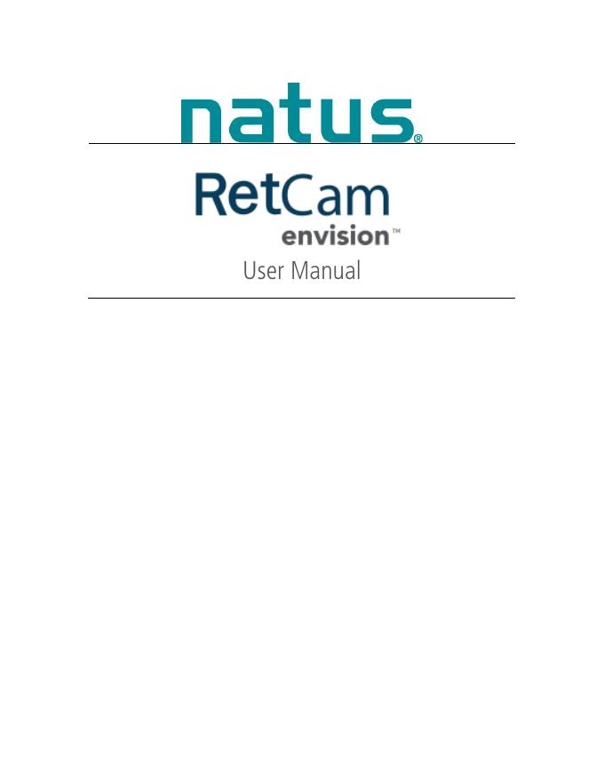 RetCam EnvisionTM 使用手册