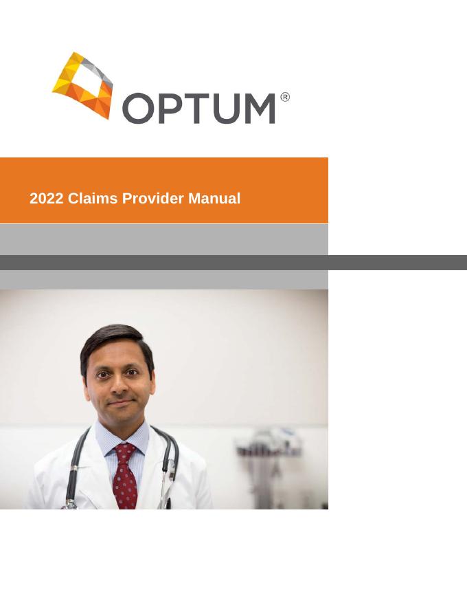 2022 Claims Provider Manual