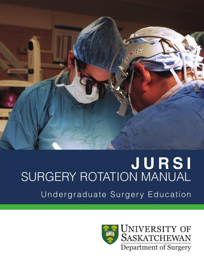 J U R S I SURGERY ROTATION MANUAL