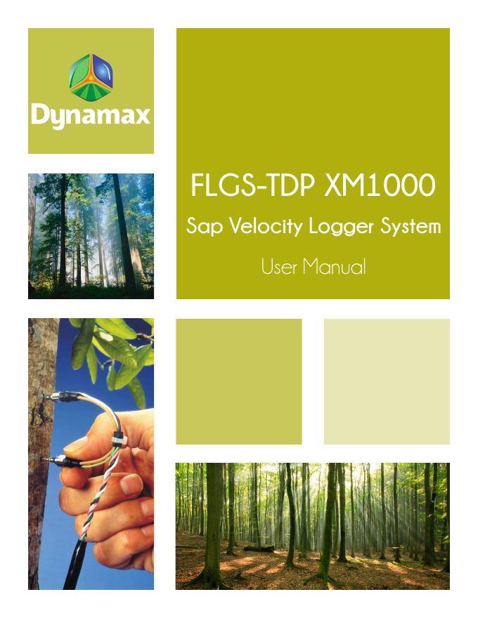 FLGS-TDP XM1000树液流速记录仪系统使用手册