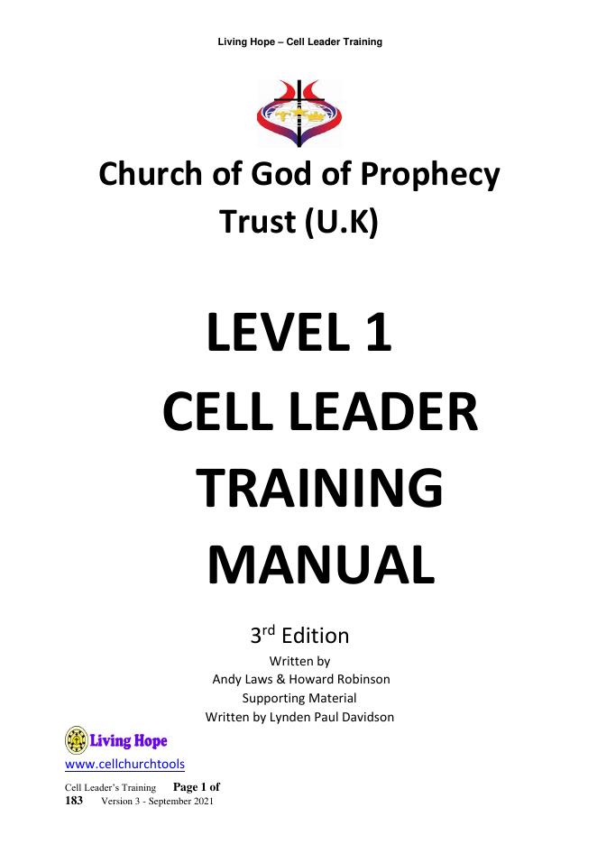 教会增长培训手册