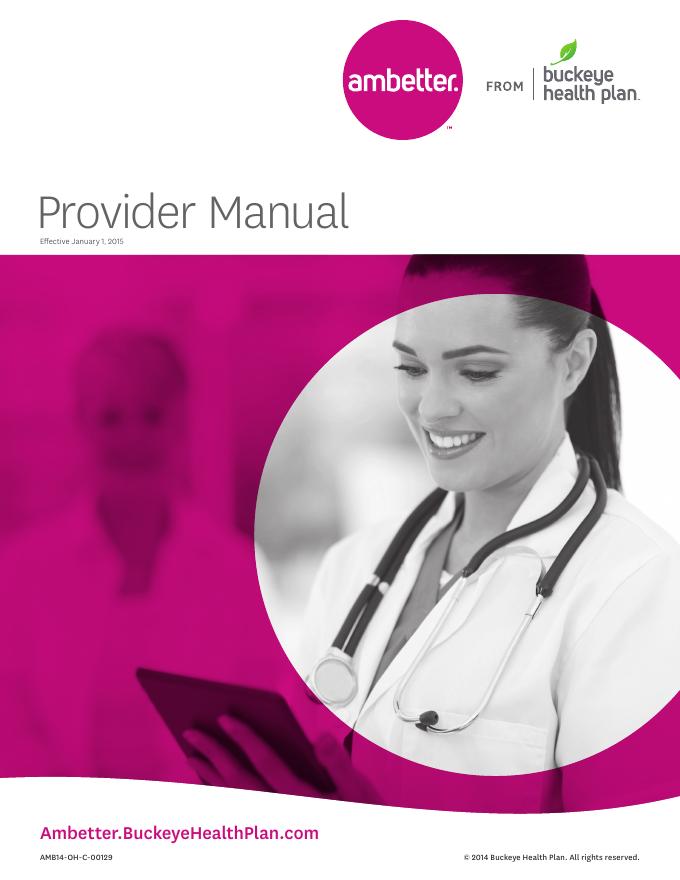 Buckeye Health Plan 提供商手册