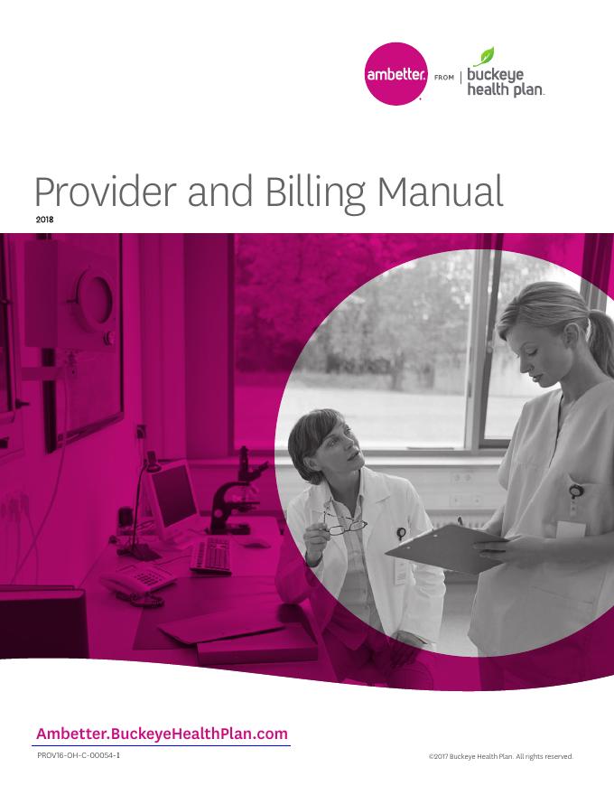 Provider and Billing Manual