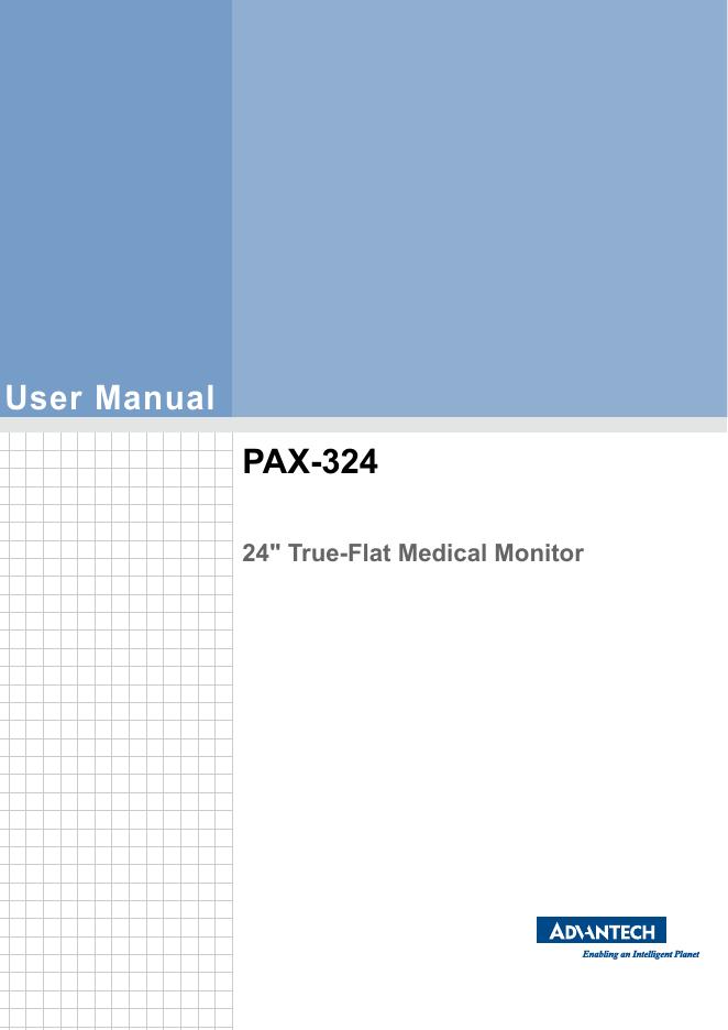 PAX-324 24英寸平面医疗监视器使用手册