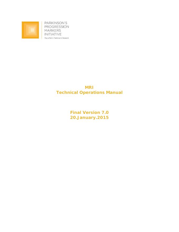 PPMI DTI Operations Manual