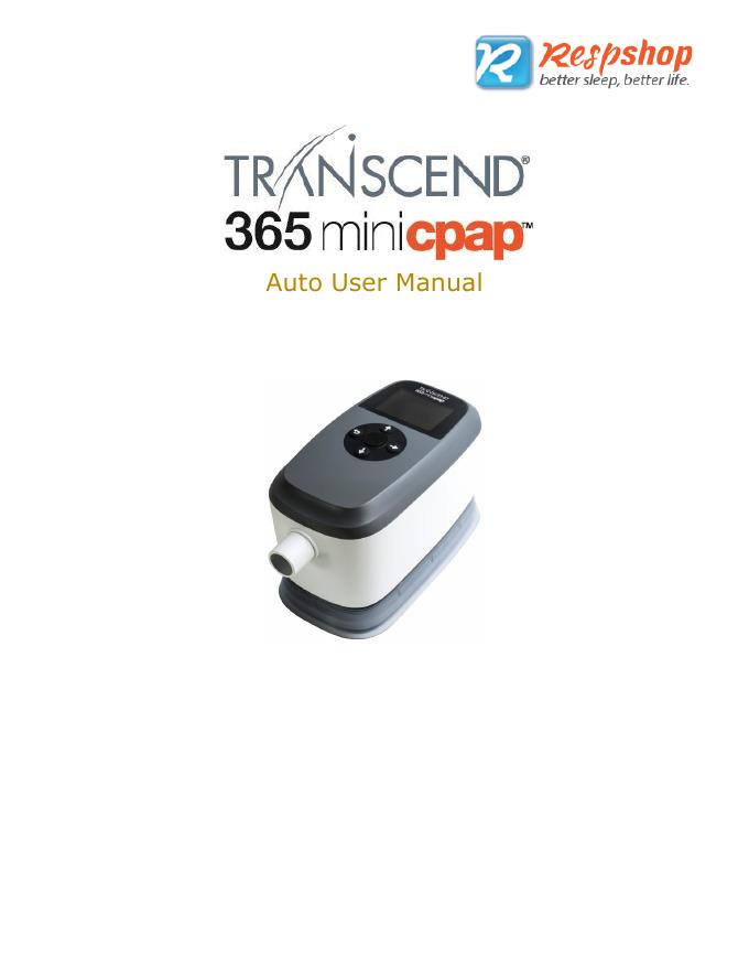 Transcend 365 miniCPAP AutoTM 用户手册