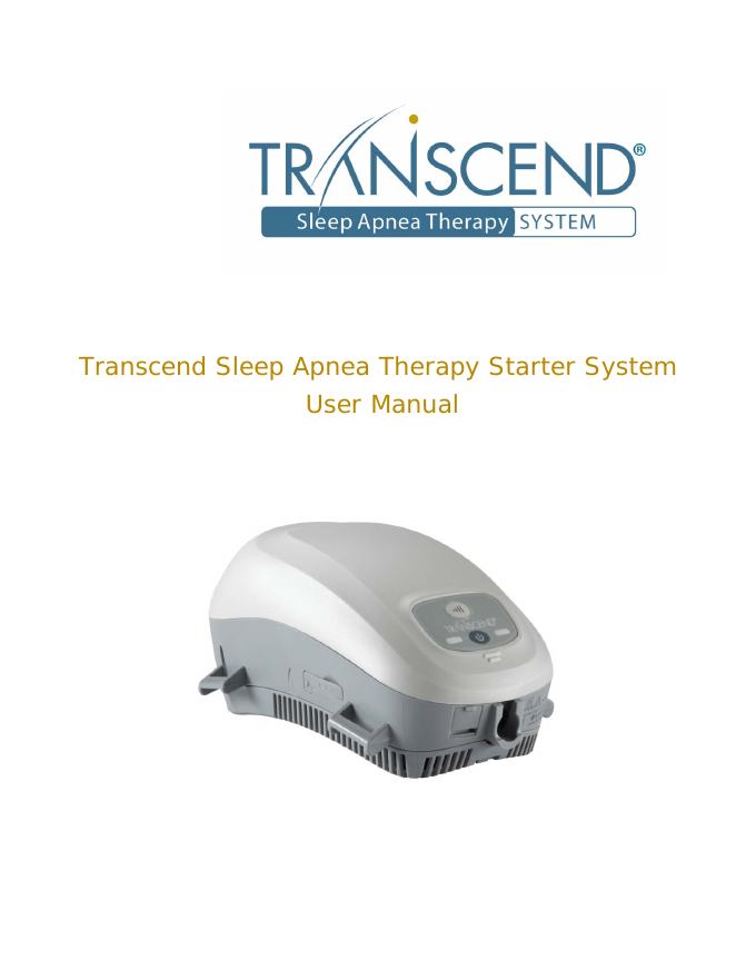 Transcend Sleep Apnea Therapy Starter System 用户手册