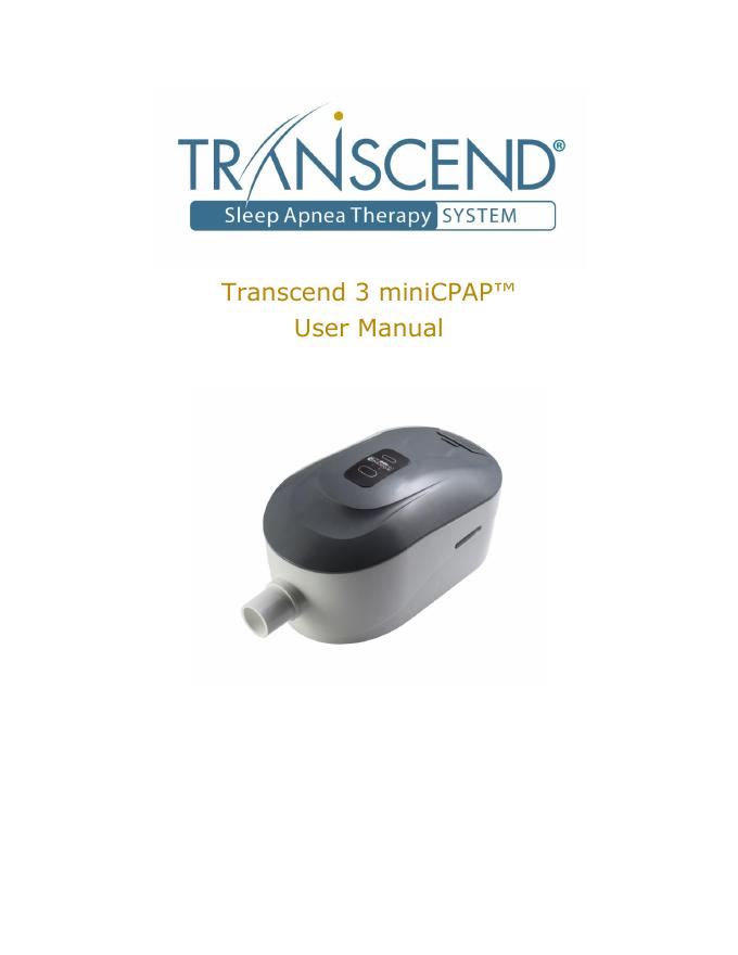 Transcend 3 miniCPAP使用手册