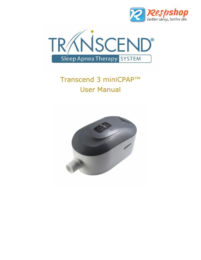 Transcend 3 miniCPAP™使用手册
