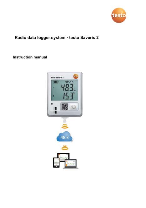 Testo Saveris 2 无线数据记录器系统安装手册
