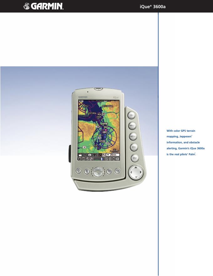 Garmin iQue 3600a GPS 导航手持终端