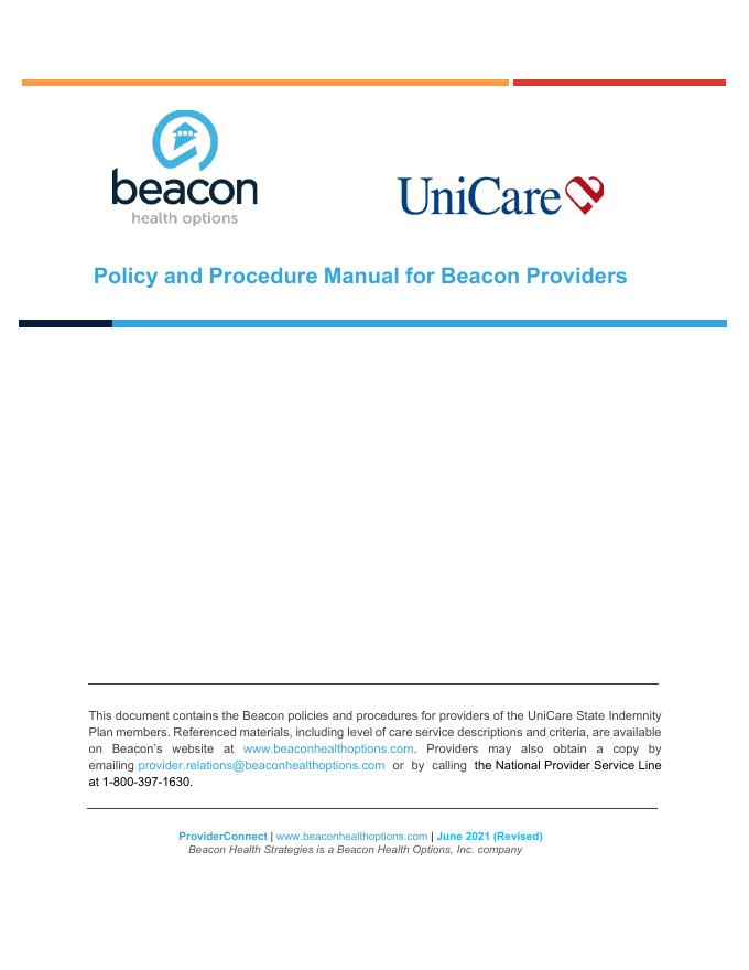 Beacon政策和流程手册