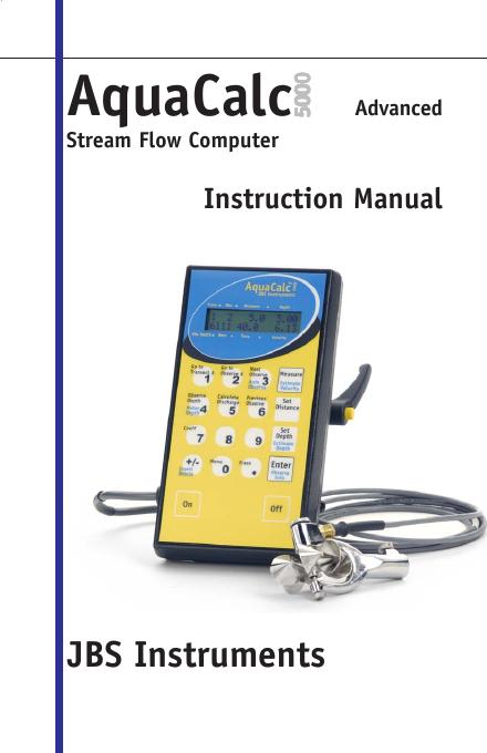 AquaCalc 5000 使用手册