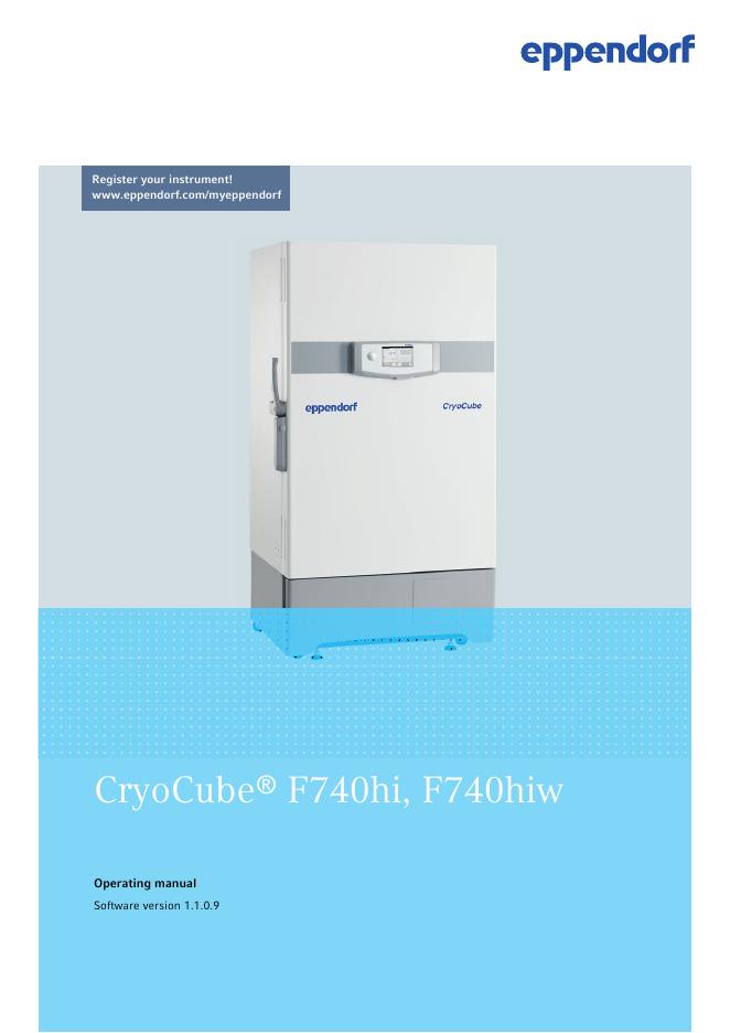 CryoCube F740hi,F740hiw 操作手册
