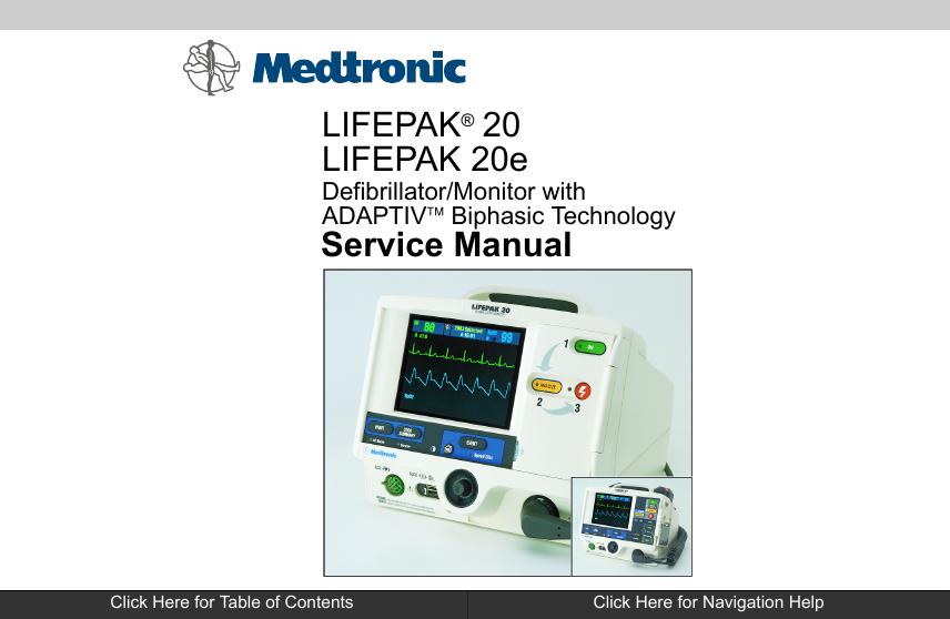 LIFEPAK 20/20e 除颤器/监护仪 维修手册