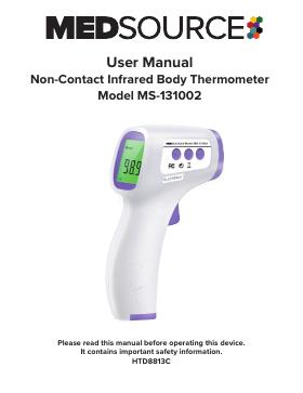 非接触式红外线体温计使用手册
