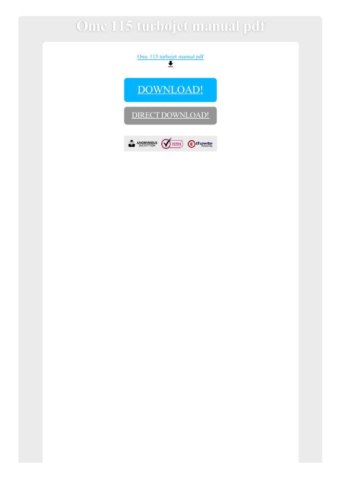 Omc 115 Turbojet 维修手册