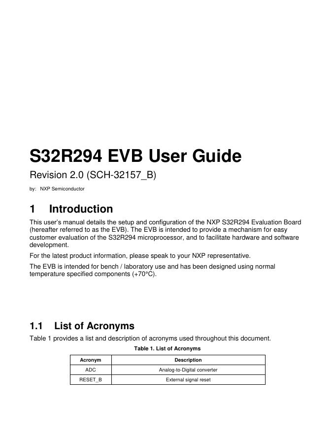 S32R294 EVB用户手册