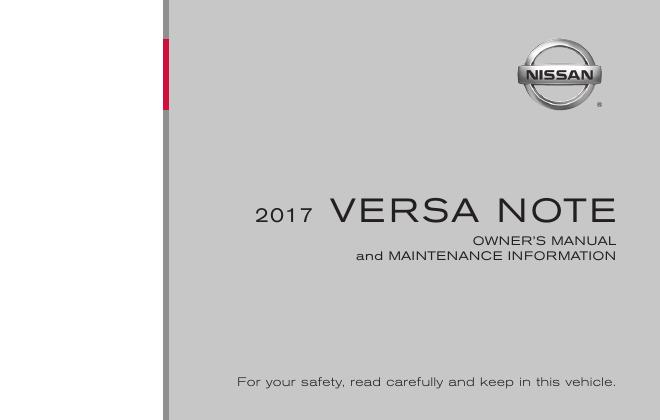 2017款日产Versa NOTE用户手册