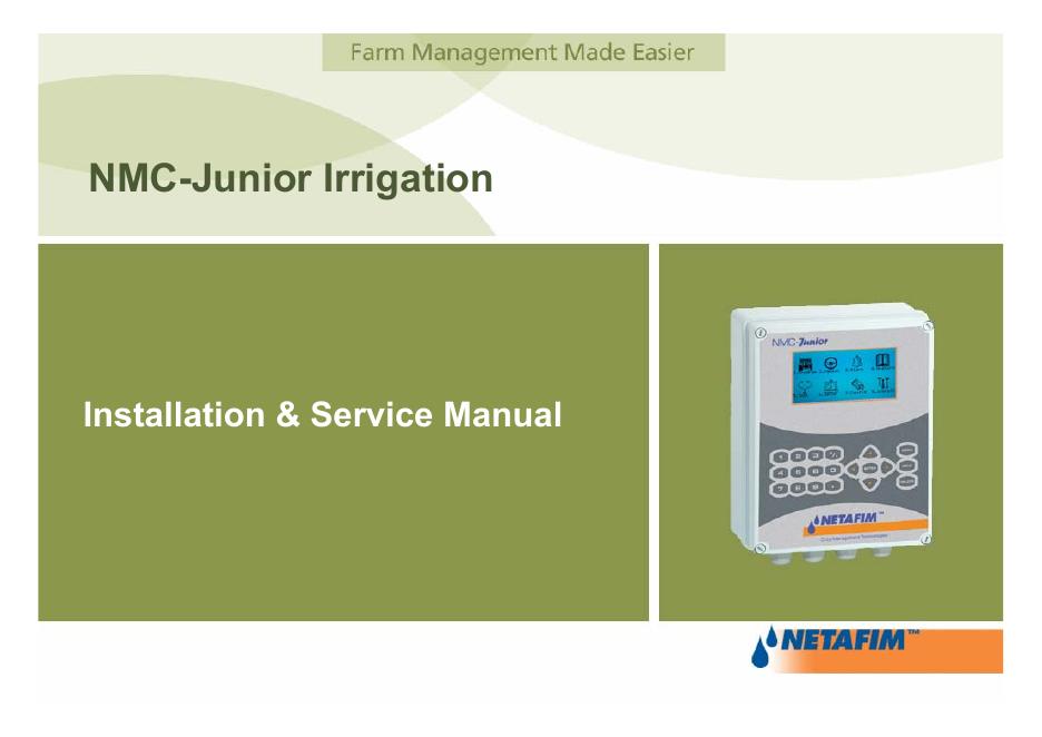 NMC Junior灌溉控制器安装和维护手册