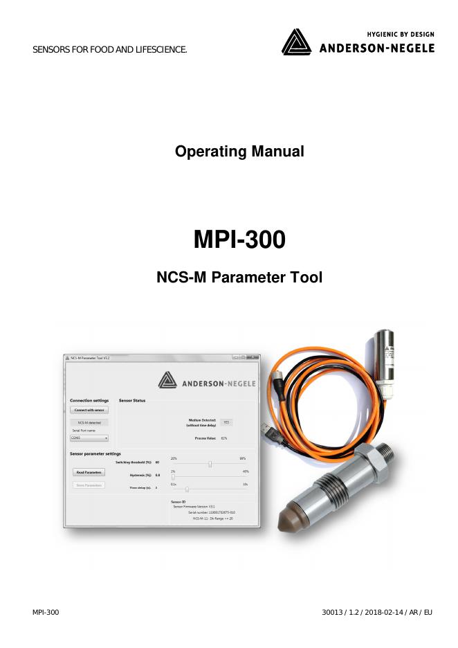 MPI-300 NCS-M Parameter Tool 使用手册