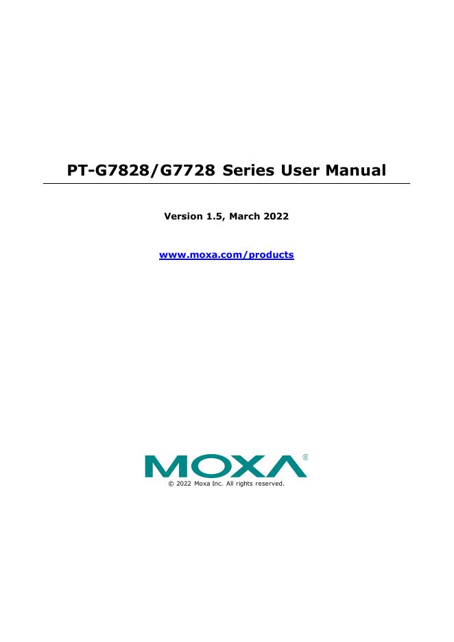 PT-G7828/G7728系列用户手册