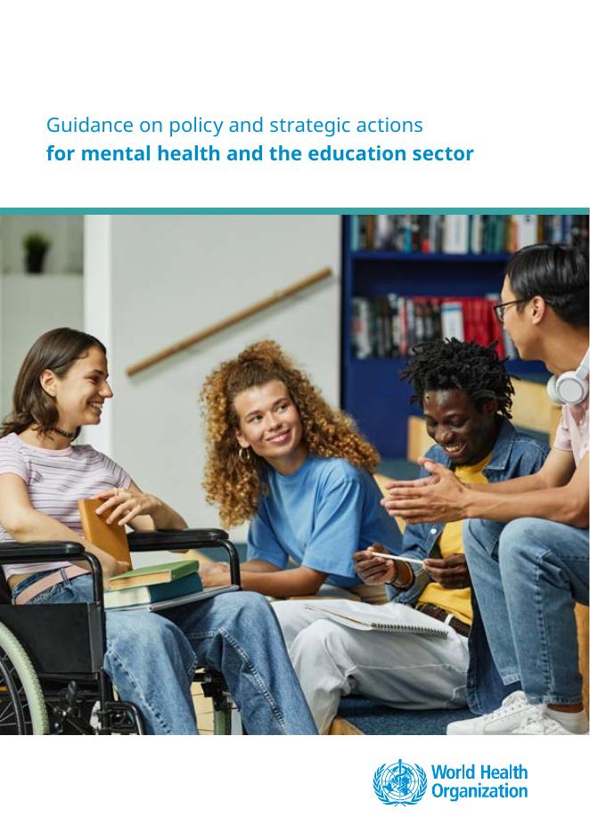 WHO世界卫生组织：2025年心理健康和教育部门政策和战略行动指南报告（英文版）海报