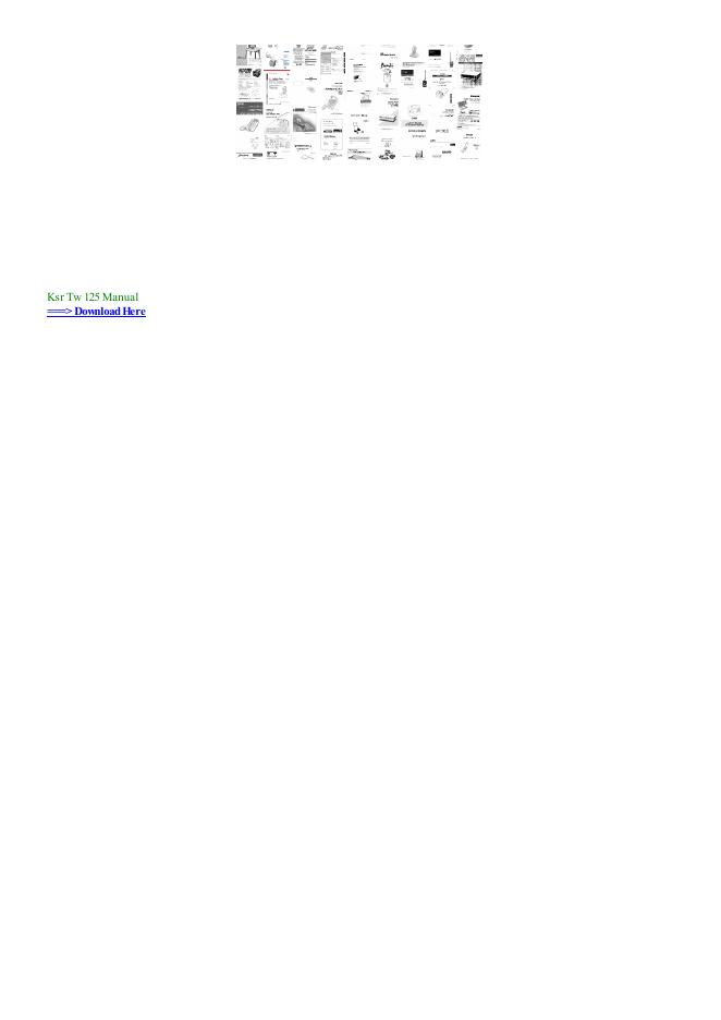 KSR TW 125 用户手册