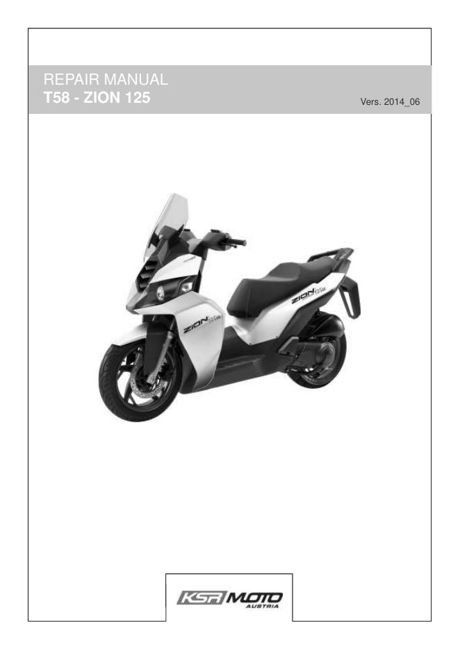 ZION 125维修手册