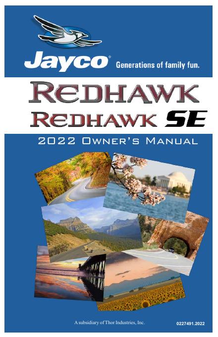 2022 Jayco Redhawk 车主手册