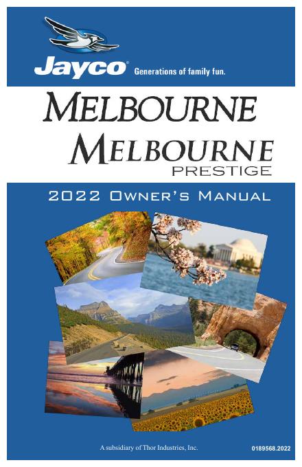 2022 Jayco Melbo 车主手册
