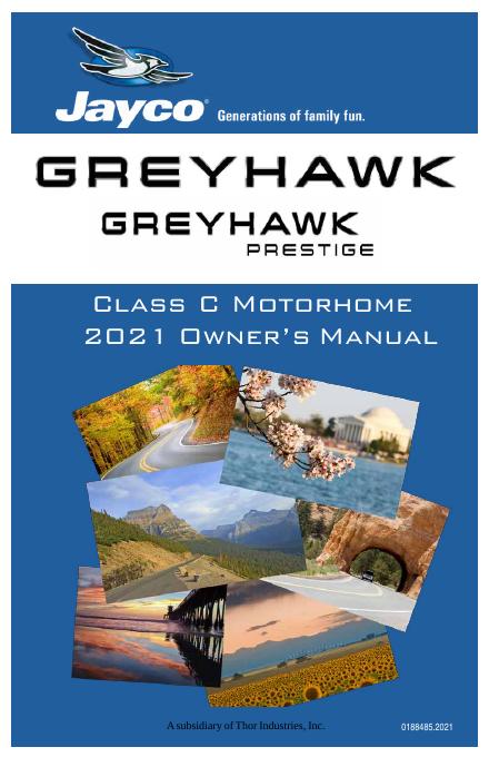 2021 Class C Motorhome 2021车主手册