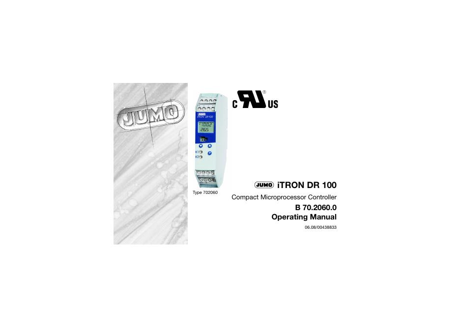 J iTRON DR 100 微型微处理器控制器使用手册