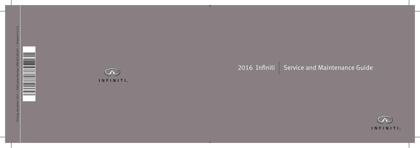 英菲尼迪汽车维护保养手册