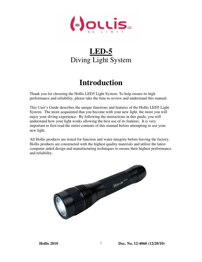 Hollis LED5 Light System