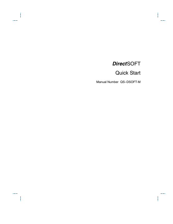 DirectSOFT 快速入门手册
