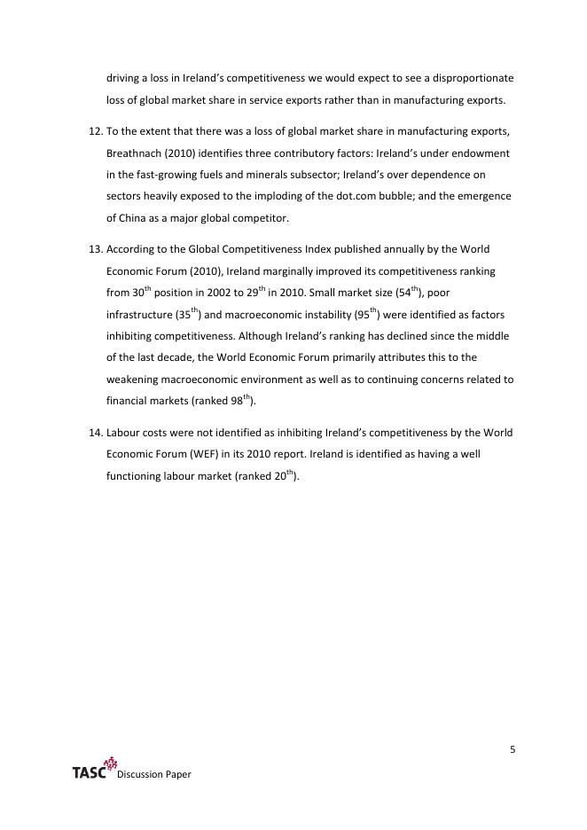 TASC：爱尔兰危机神话：工资和竞争力（英文版）_第6页