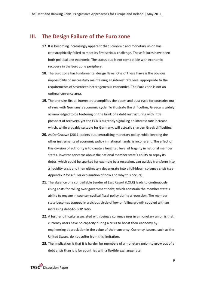 TASC：债务和银行危机：欧洲和爱尔兰的渐进式方法（英文版）_第10页