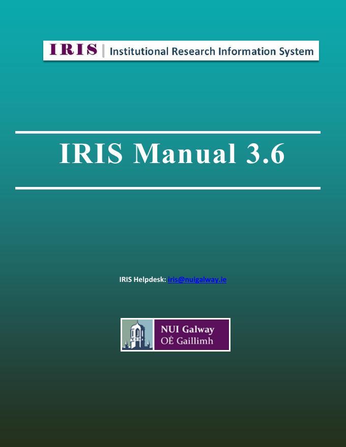 IRIS 使用手册 3.6版本