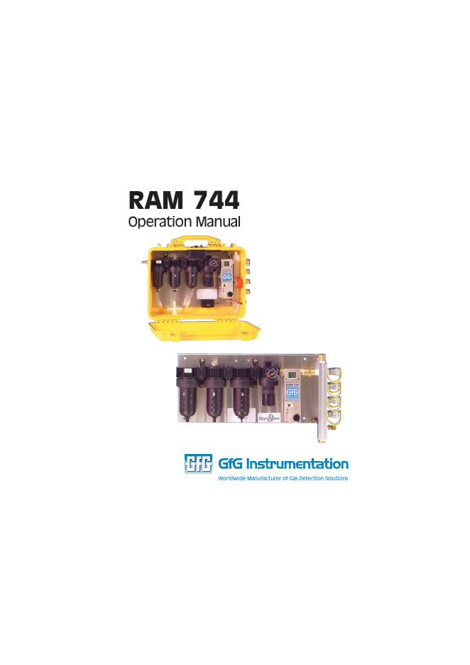 RAM 744操作手册