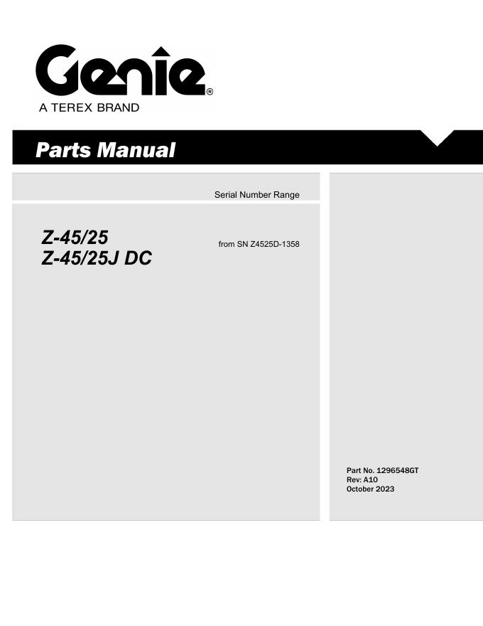 Z-45/25,Z-45/25J DC零配件手册
