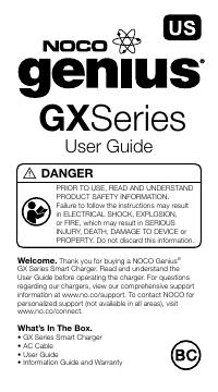 NOCO 诺可 GX 系列智能充电器