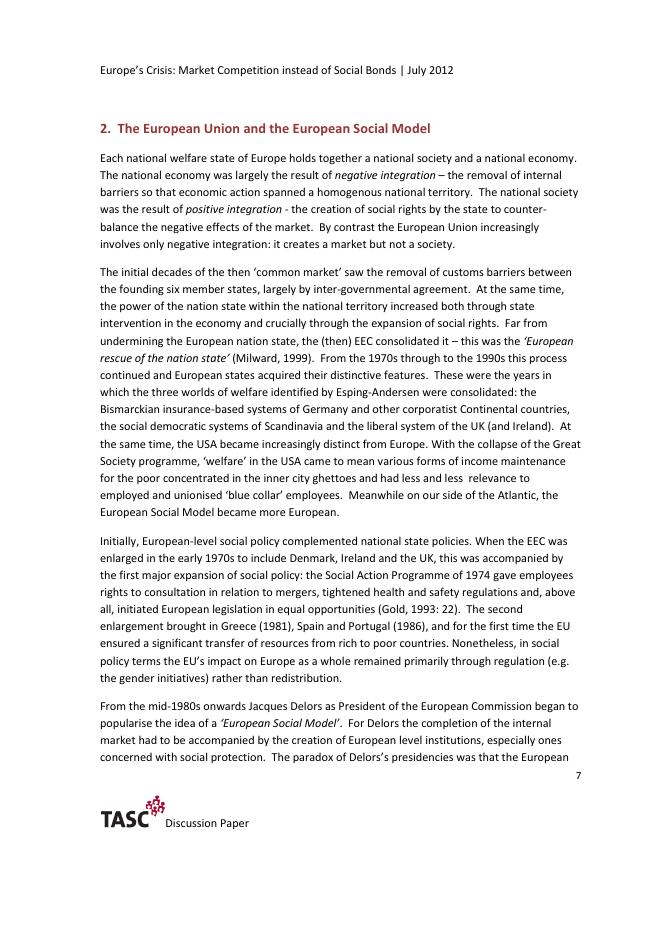 TASC：欧洲危机：市场竞争力而非社会契约（英文版）_第8页