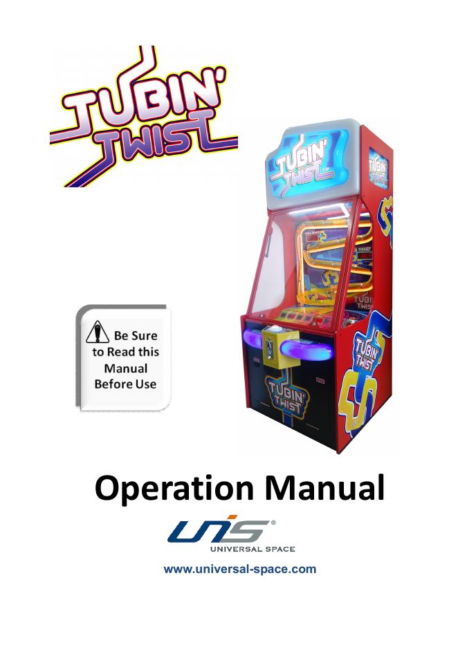 Tubin' Twist 游戏机操作手册