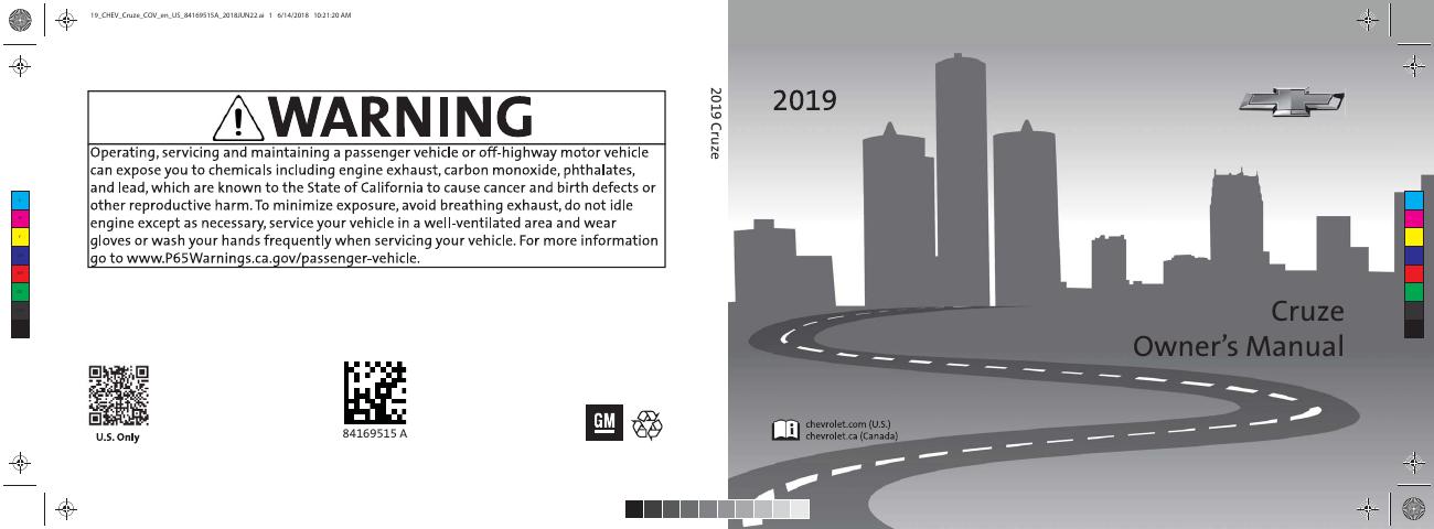 雪佛兰 Cruze 车主手册