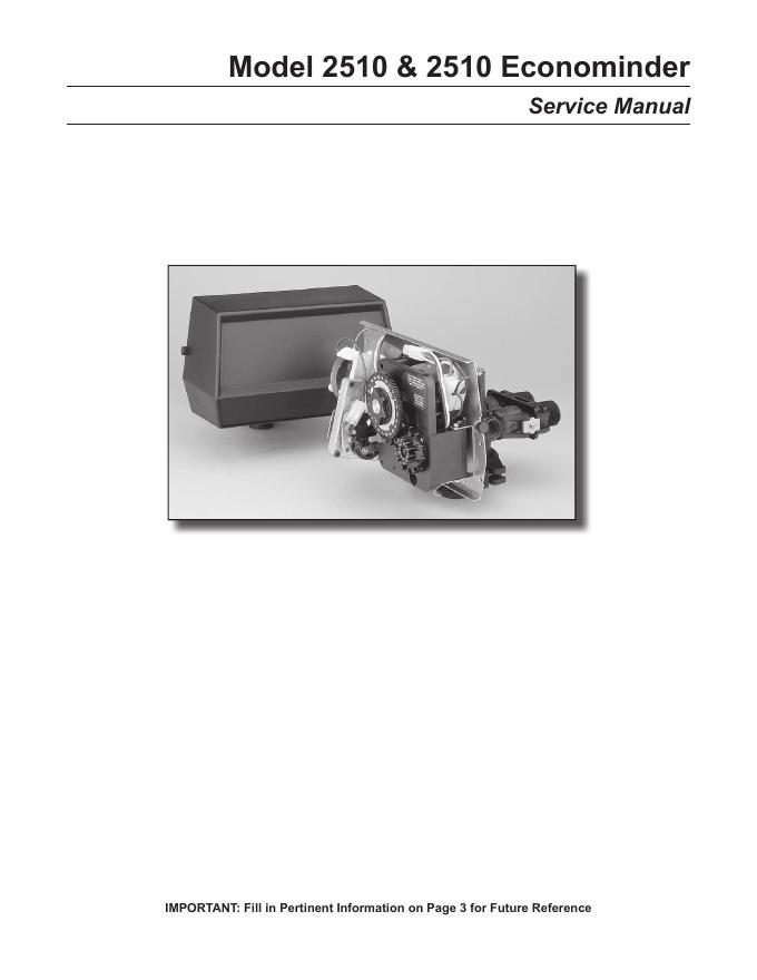 2510&2510 Econominder Service Manual